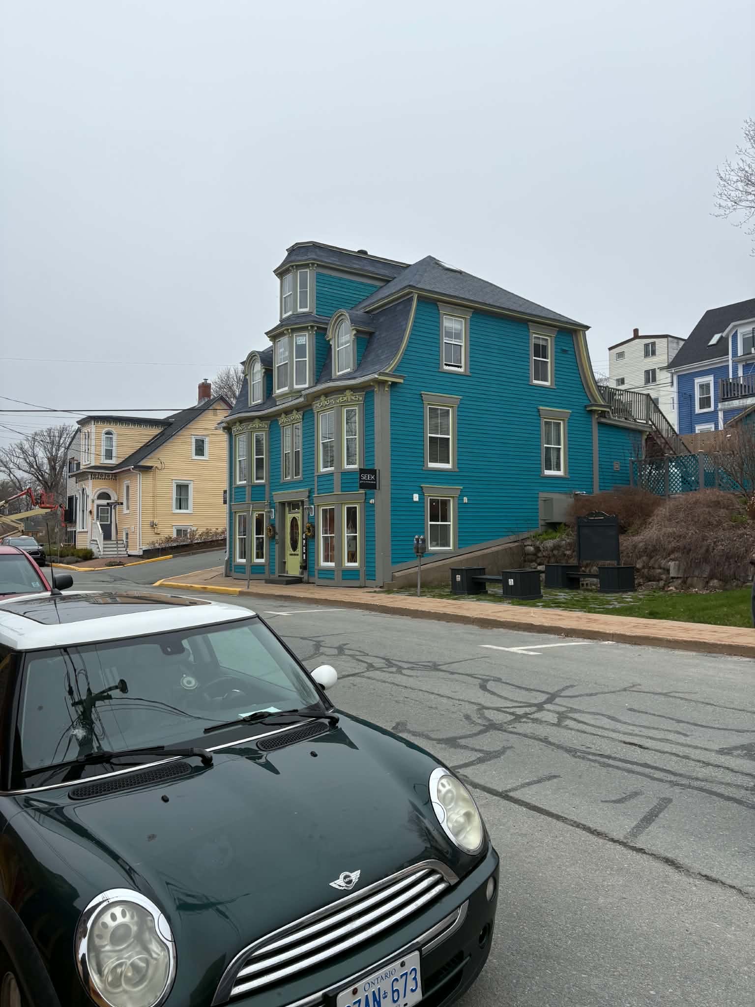 Colourful Victorian house in Halifax