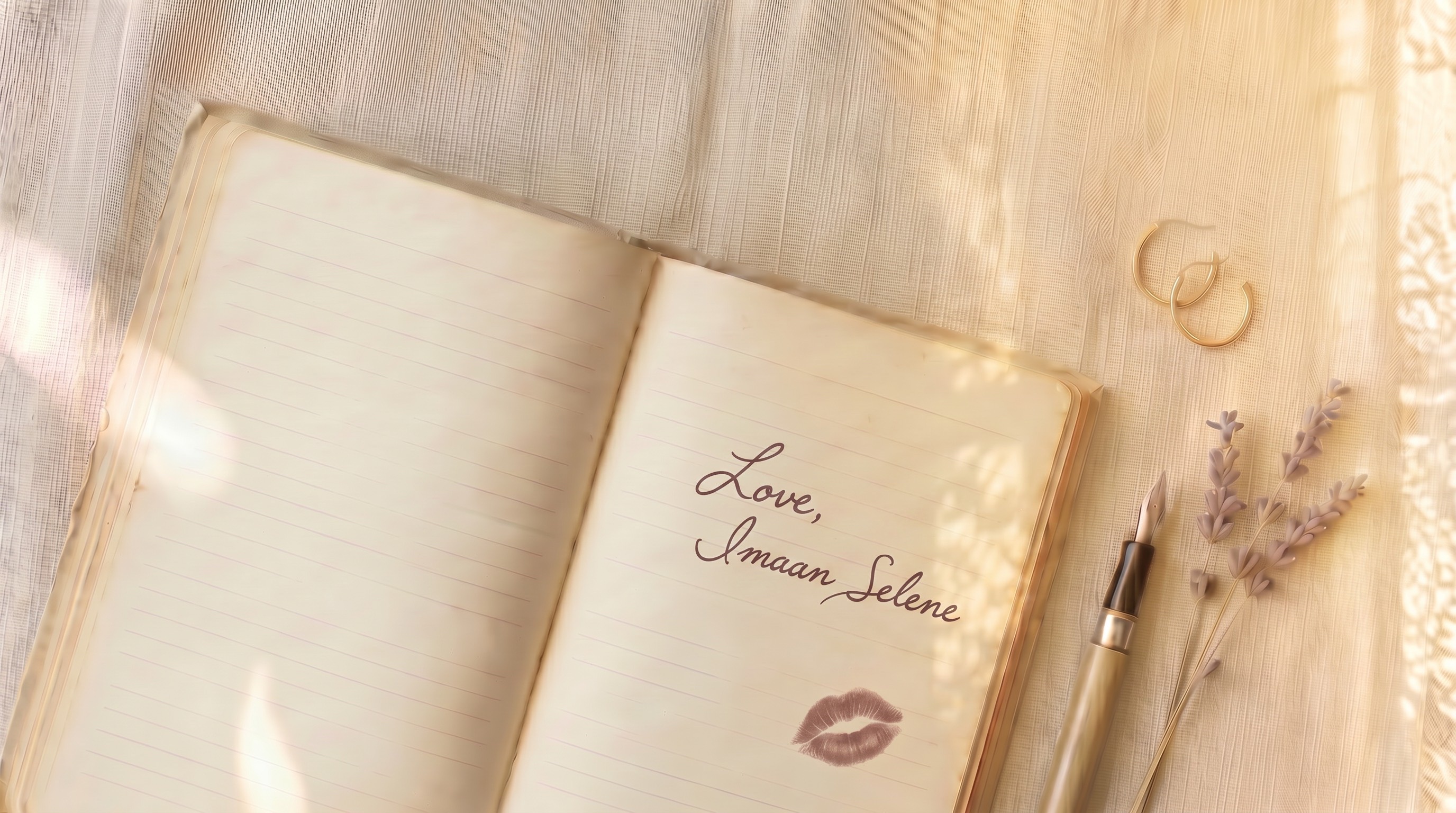 An open journal — Dear world, Love Imaan Selene