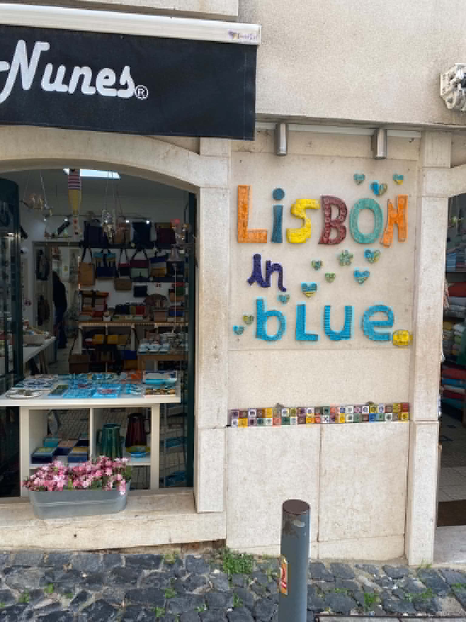 Lisbon in blue