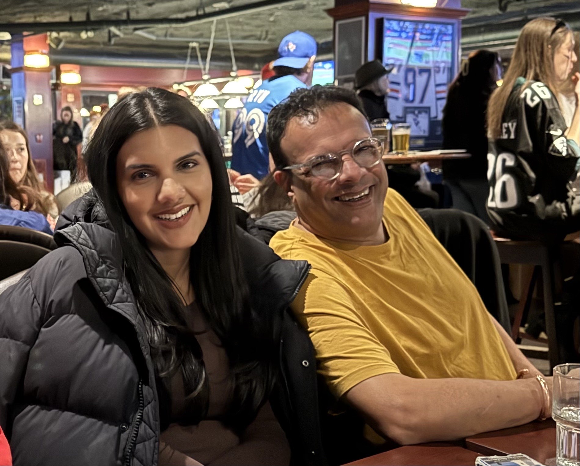 Friends at bar
